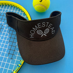 Embroidered Tennis Visors | Monogrammed Visor | Preppy Tennis Team Visor | Tennis Lover Gift | Team Captain Gift | Bridal Party Tennis Gift