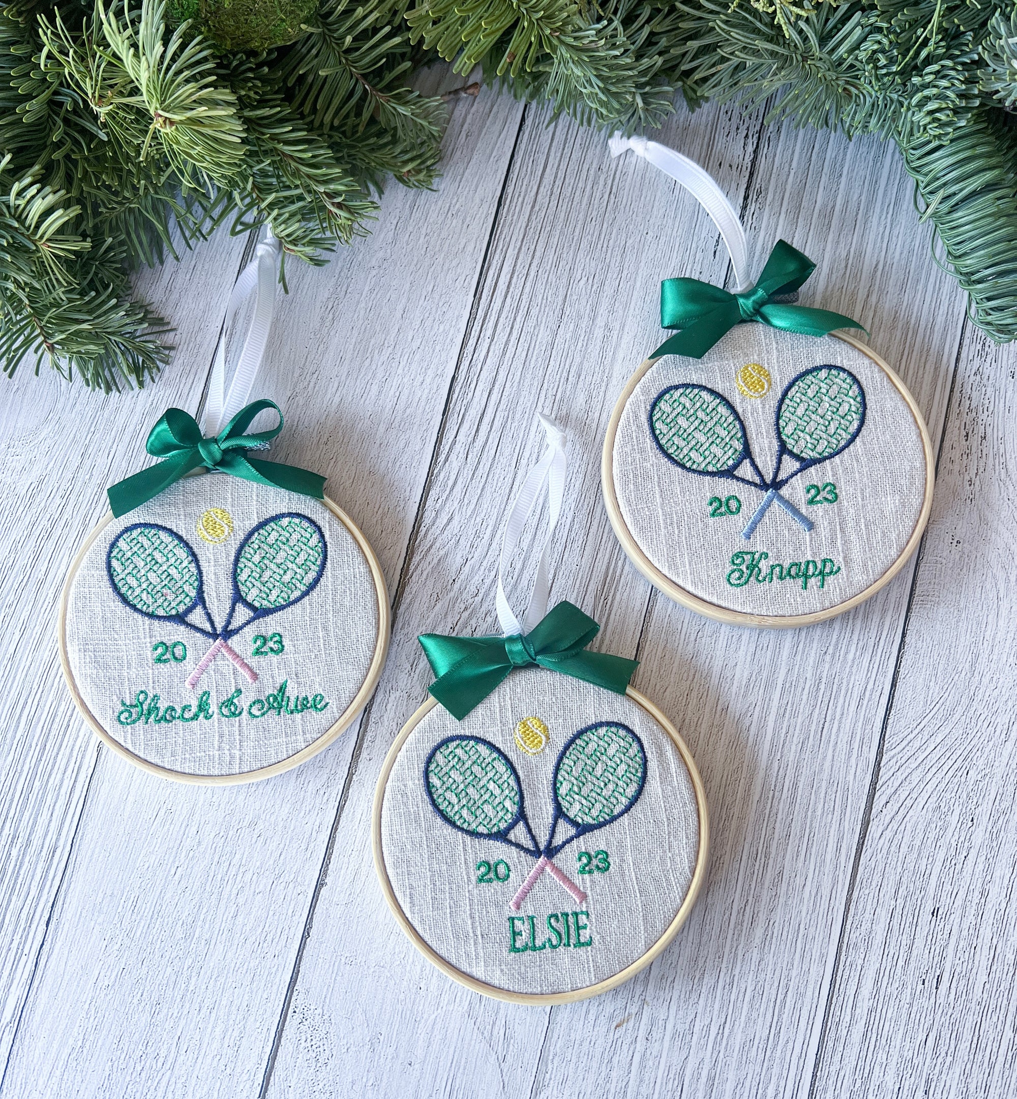 Custom Tennis Lover Ornament