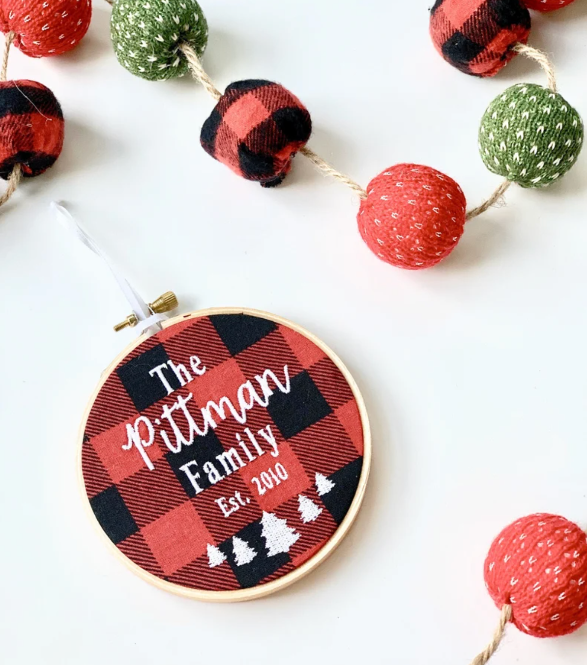 Our First Christmas Personalized Ornament | Custom Family Christmas Ornament