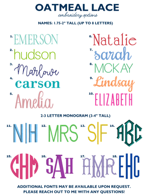 Custom Embroidered Cabana Beach Towels, 30x70"