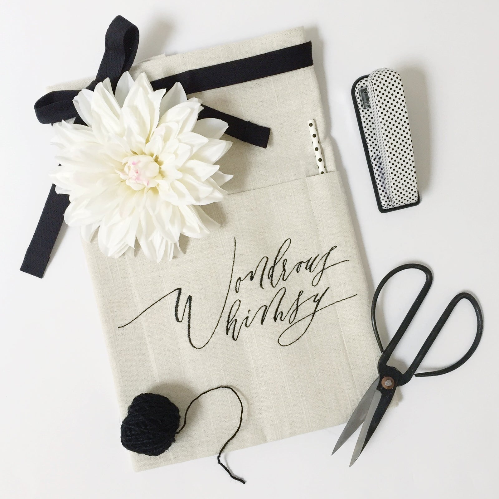 Custom Apron with Twill Ties - Regular Length